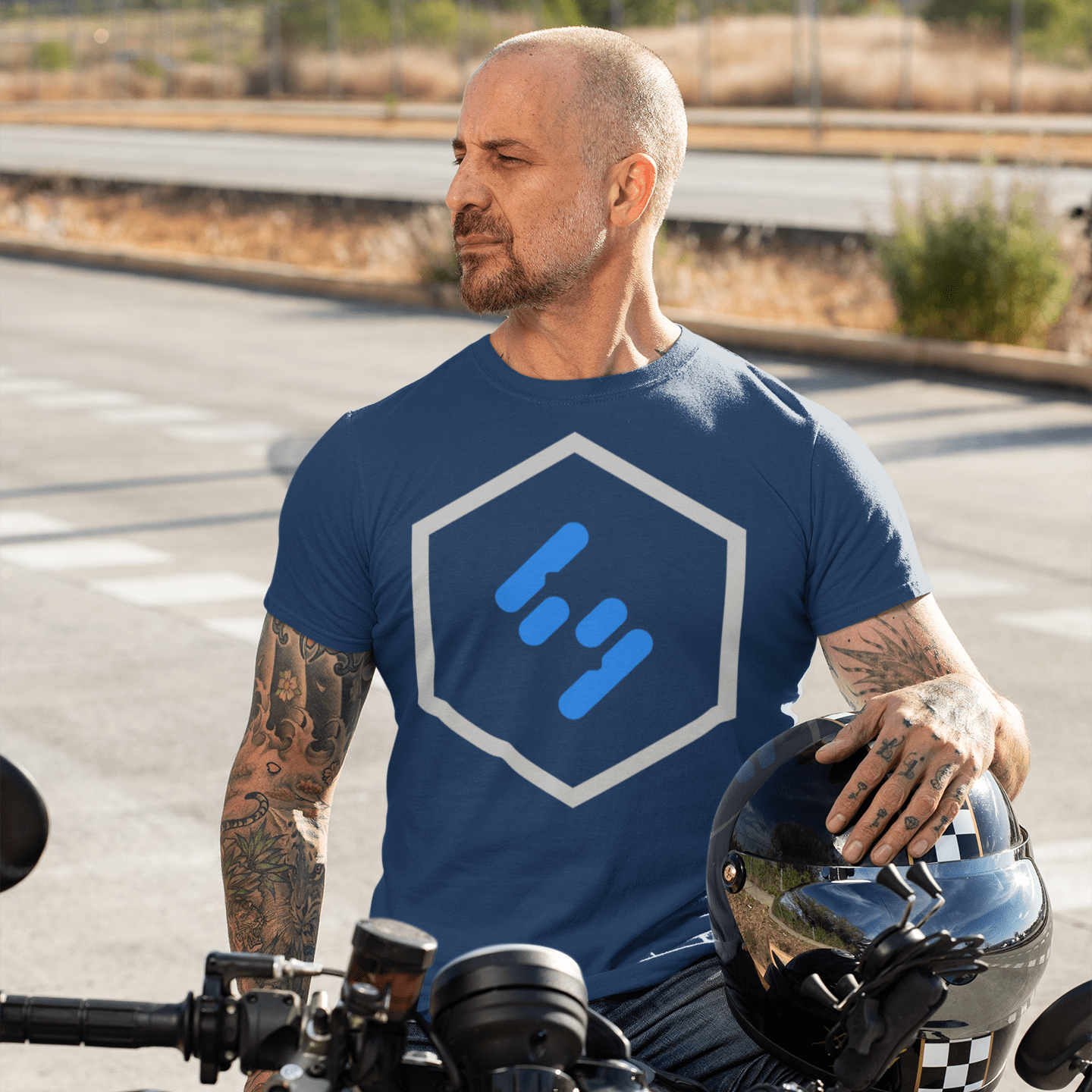 SmartSuite Biker T-ShirtT-Shirtcopy-of-black-s-logo-hoodie-3